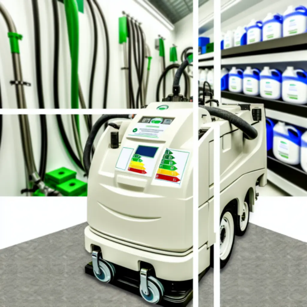 Energiatakarékos szőnyegtisztító gépek használat közben