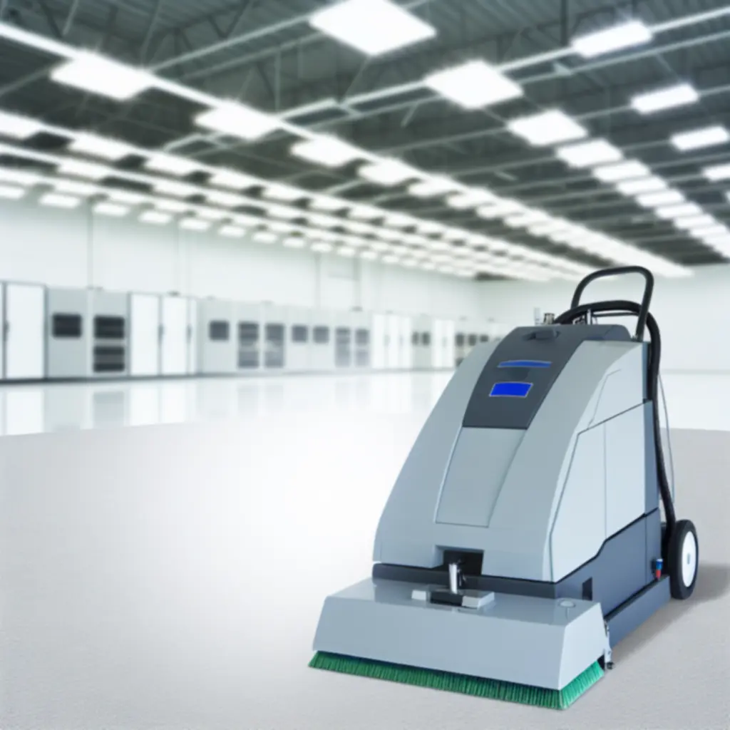 Csúcstechnológiás szőnyegtisztító gép munka közben